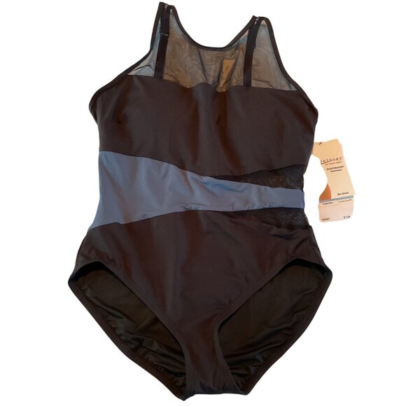 NWT Contours By Coco Reef Shapemaker One-Piece Swimsuit PerfectionFit Bra 12/36C - Picture 4 of 15